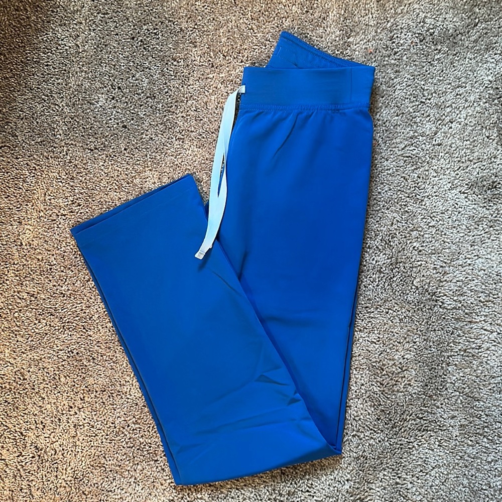 XXSTall. Figs Scrub Pants- Livingston Basic. Royal Blue